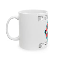 Classic 11oz White Ceramic Mug – Perfect for Coffee, Tea & Hot Chocolate