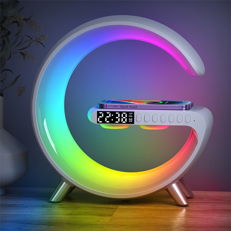 Wireless Charging Bluetooth Lamp