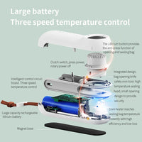 Portable Thermal Plastic Bag Sealer Household With Blade Heat Bag Sealing Machine USB Charging Kitchen Magnet Mini Heat Sealer