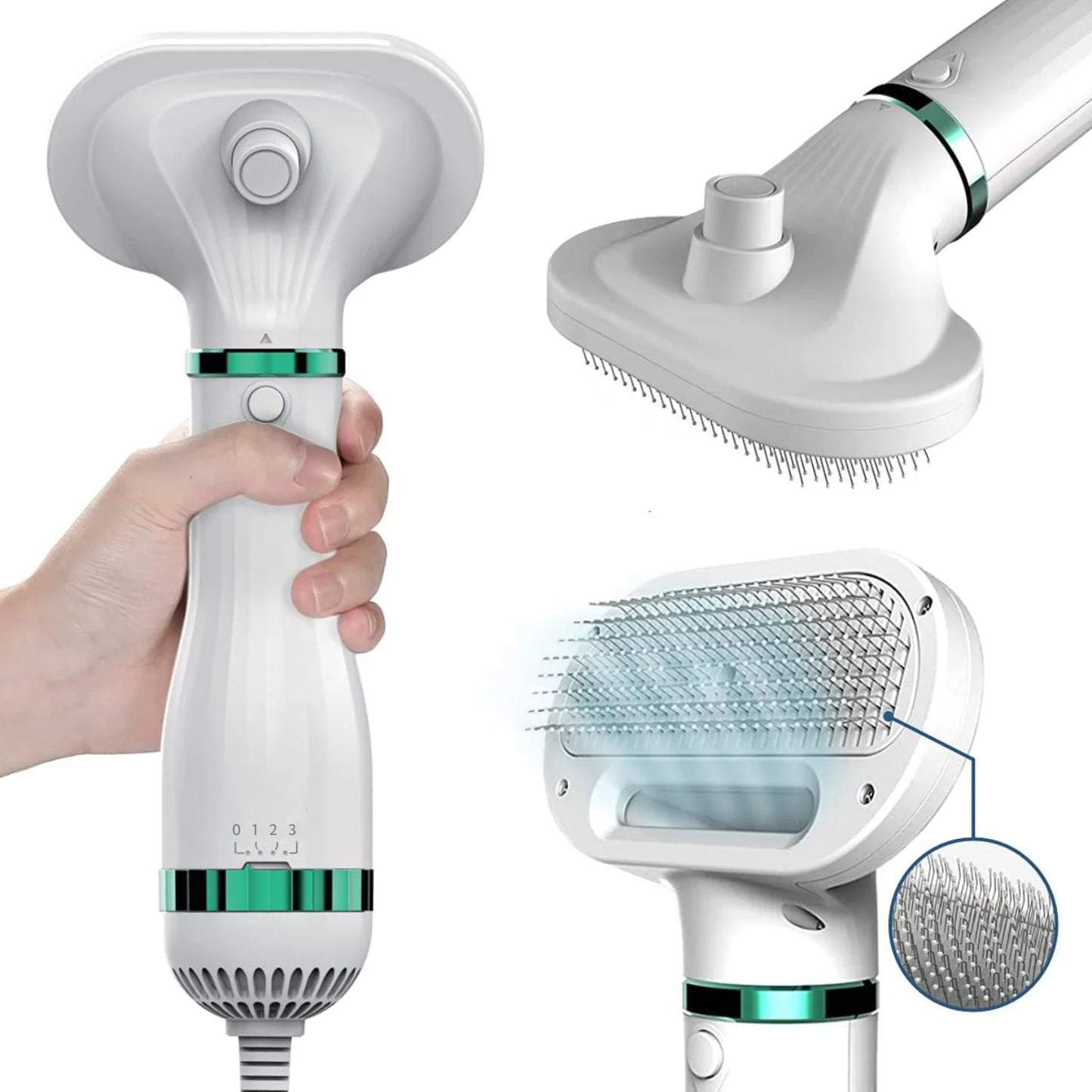 Pet Drying Brush - 2-in-1 Grooming & Drying Solution