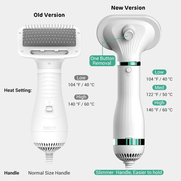 Pet Drying Brush - 2-in-1 Grooming & Drying Solution