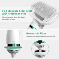 Pet Drying Brush - 2-in-1 Grooming & Drying Solution