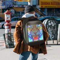 LED Advertising Backpack - BLUETH Version Portable LED Backpack