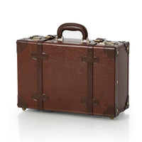 COTRUNKGAE 13", 16", 18" Carry-On Bag - PU Overnight Retro Trunk