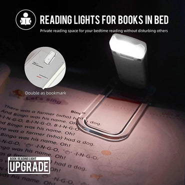 New USB Rechargeable Book Reading Light