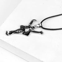 Michael Jackson Enamel Pendant Necklace – Trendy MJ Jewelry for Fans, Perfect Gift for Pop Star Lovers