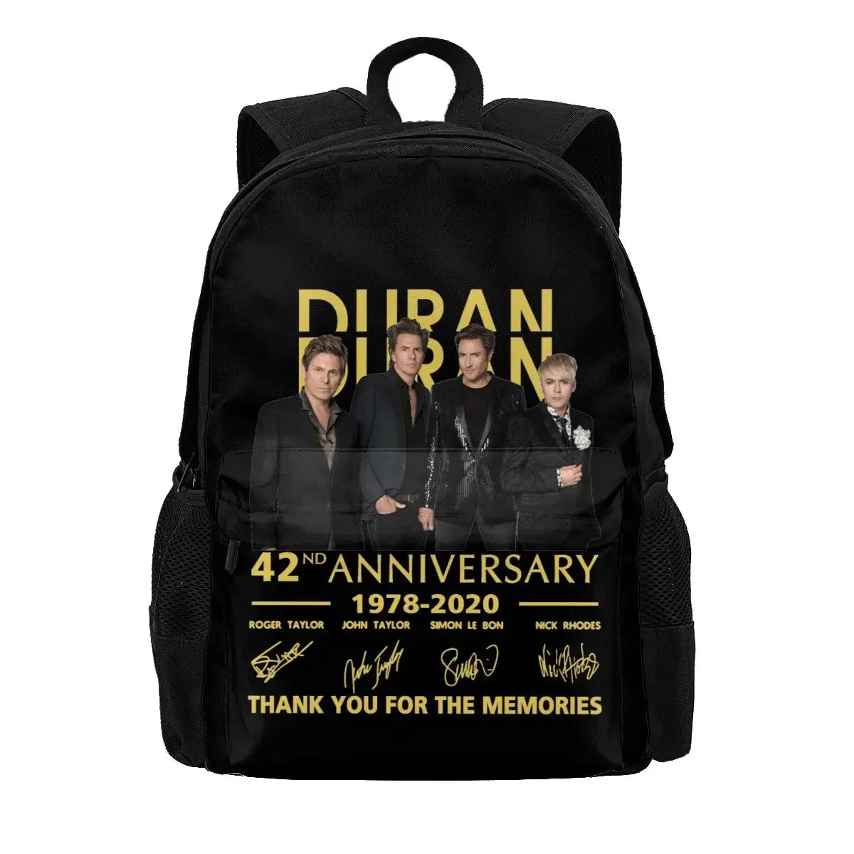 Duran Duran 43rd Anniversary Backpack - Large Capacity Outdoor Storage Bag, Perfect for Beach, Running, and Travel