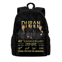 Duran Duran 43rd Anniversary Backpack - Large Capacity Outdoor Storage Bag, Perfect for Beach, Running, and Travel