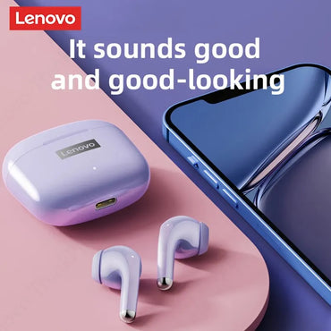 Lenovo LP40 Pro Earphones Bluetooth 5.3 Wireless Sports Headphone Waterproof Earbuds with Mic Touch Control TWS Headset