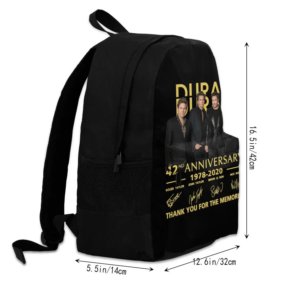 Duran Duran 43rd Anniversary Backpack - Large Capacity Outdoor Storage Bag, Perfect for Beach, Running, and Travel