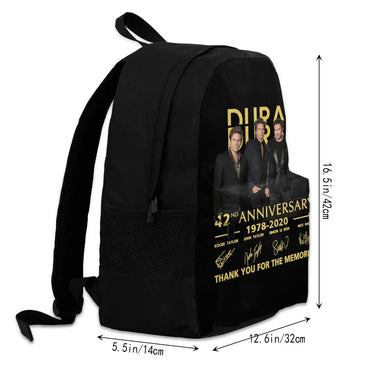 Duran Duran 43rd Anniversary Backpack - Large Capacity Outdoor Storage Bag, Perfect for Beach, Running, and Travel