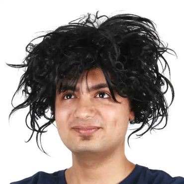 Halloween Edward Scissorhands Mens Cosplay wig Edward Messy Black hair costumes