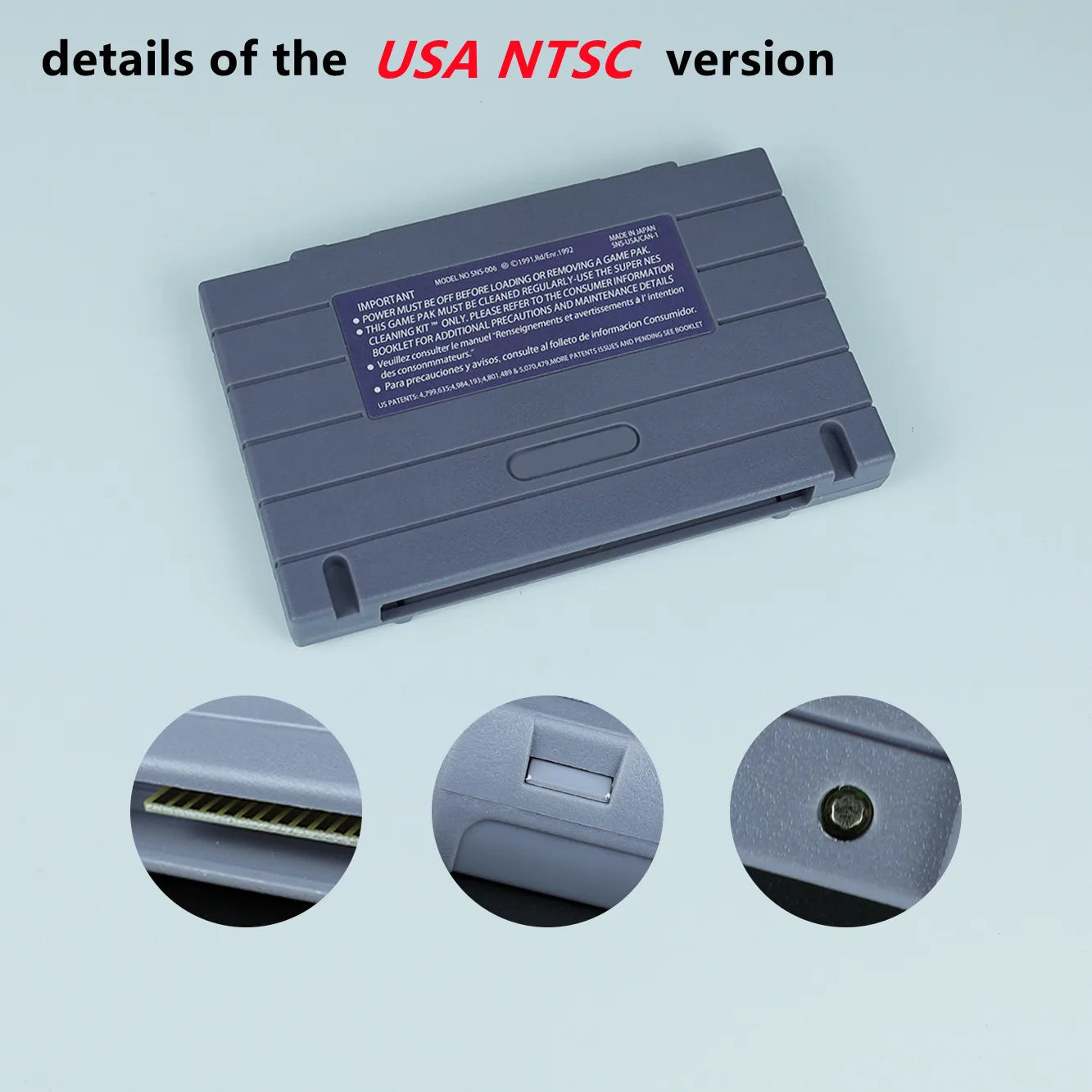 RoboCop 3 Action Game Cartridge for SNES – USA NTSC/EUR PAL Version | High-Quality Reproduction