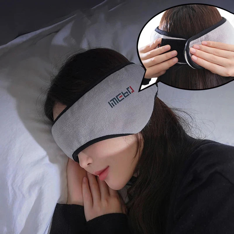 Sleep Mask Blackout With Ear Muffs For Relaxing Sleep Earmuff Earphone Set Sleeping Blindfold Anti-noise Earmuff For Sleep