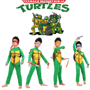 Birthday Party Halloween Mutant  Turtle Child Costume Tmnt Masquerade Performance Vice Costume Donatello Costumes