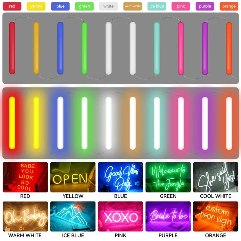 Guitar Rock and Roll LED Neon Sign – Custom Acrylic Neon Light for Music Rooms, Studios, Bars, and Parties | Waterproof IP65