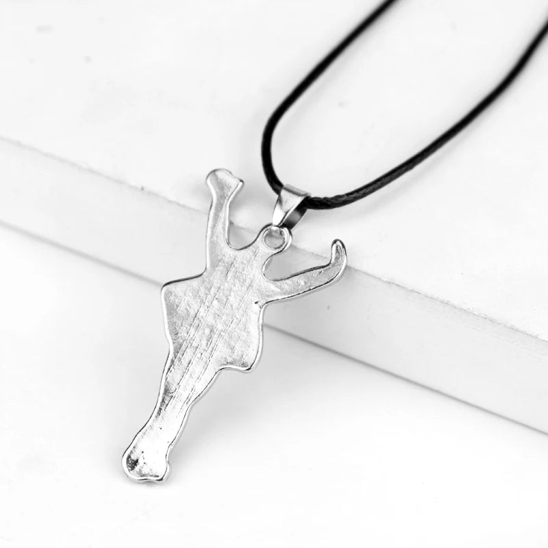 Michael Jackson Enamel Pendant Necklace – Trendy MJ Jewelry for Fans, Perfect Gift for Pop Star Lovers