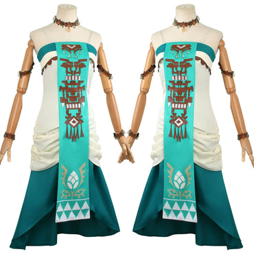 Game The Legend Tears of The Kingdom Princess Zelda Cosplay Costume Uniform Dress Women Halloween Outfits Carnival Party Clothes