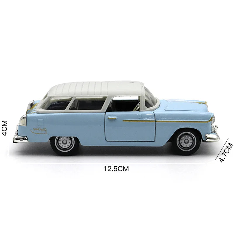 1:32 Alloy Classic Car Model - Retro Diecast Pull-Back Toy for Boys