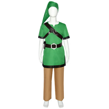 Game Zelda Link Cosplay Costume Adult Unisex Halloween Suit Party Carnival Outfit Uniform