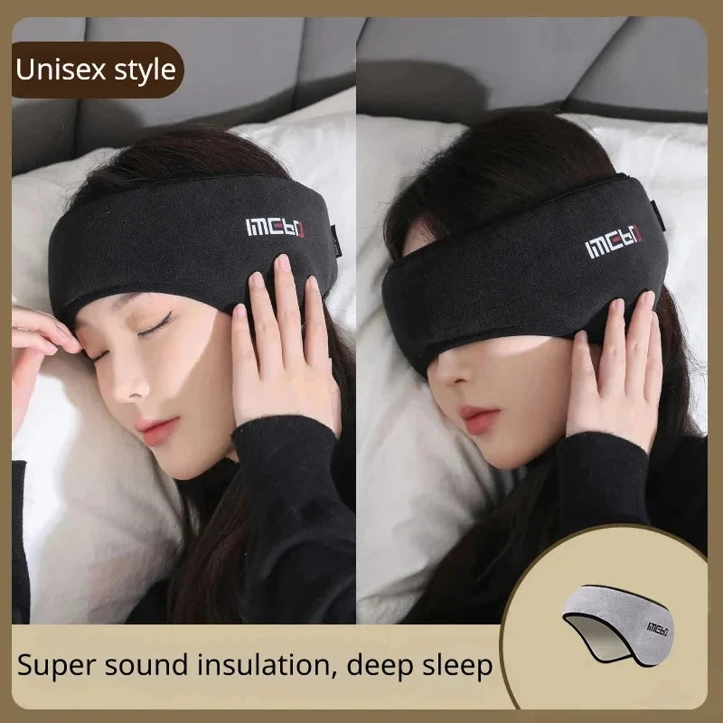 Sleep Mask Blackout With Ear Muffs For Relaxing Sleep Earmuff Earphone Set Sleeping Blindfold Anti-noise Earmuff For Sleep