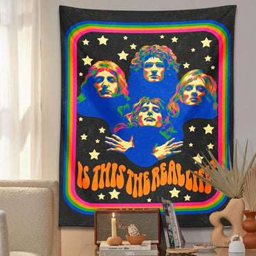 70s & 60s Retro Tapestry - Disco Modern Psychedelic Wall Poster