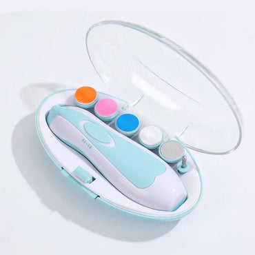 Multifunctional Electric Baby Nail Trimmer Baby Nail File Clippers Toes Fingernail Cutter Trimmer Manicure Tool Set Baby Care